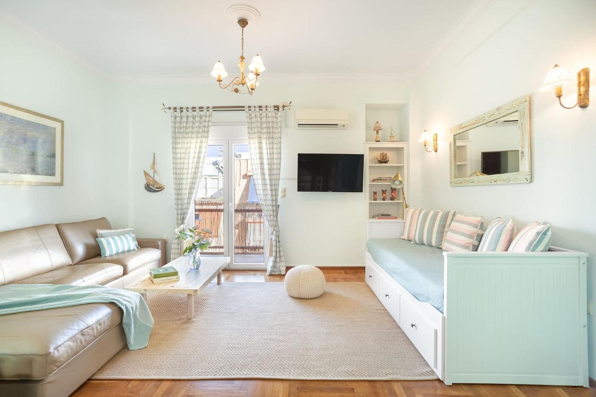 Appartamento Bright, Calming Retreat With A Balcony Near Metro! Atene Esterno foto