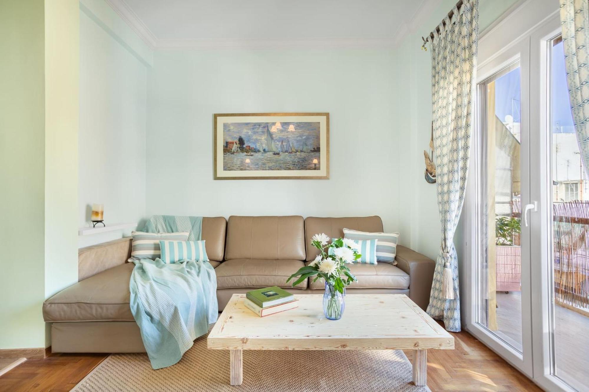 Appartamento Bright, Calming Retreat With A Balcony Near Metro! Atene Esterno foto